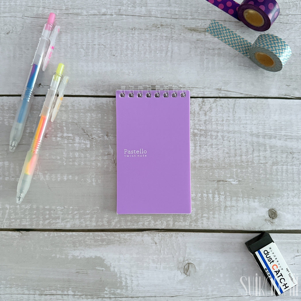 LIHIT LAB Pastello Twist Note Morado Memo Suikawaii