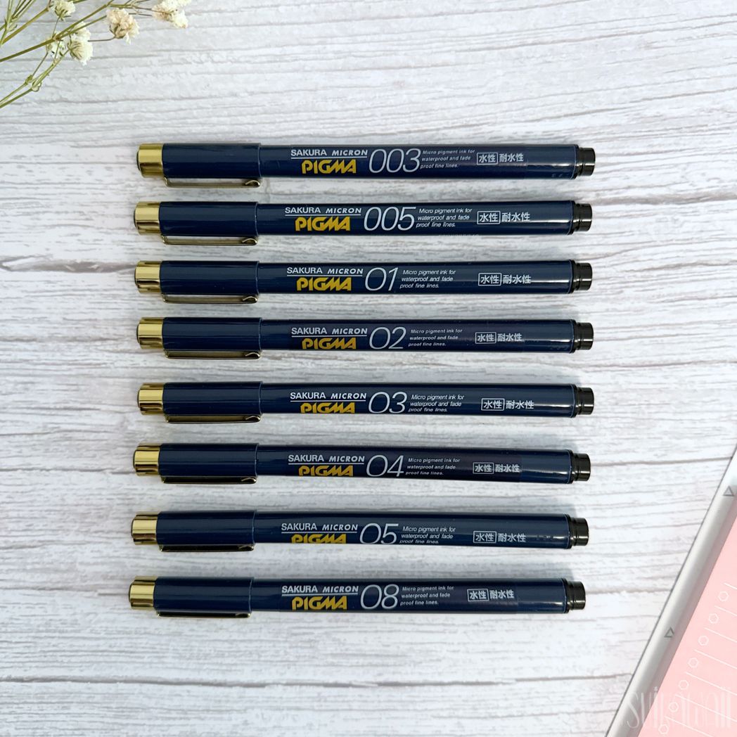 SAKURA | Rotulador calibrado Pigma MICRON Ed. Japón – Suikawaii