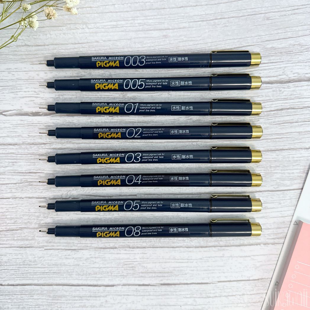 SAKURA | Rotulador calibrado Pigma MICRON Ed. Japón – Suikawaii